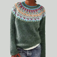 Gris / Motif fleuri