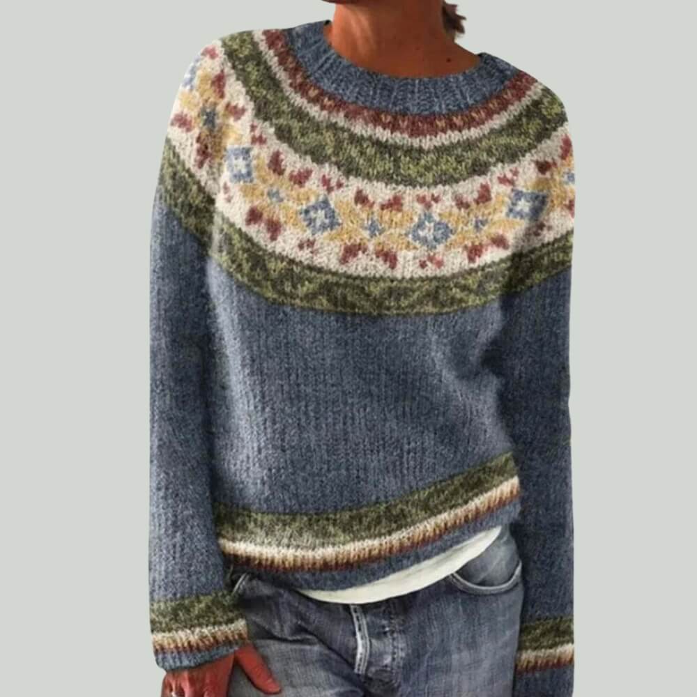 Amalie™ - Pull Rétro d'Automne